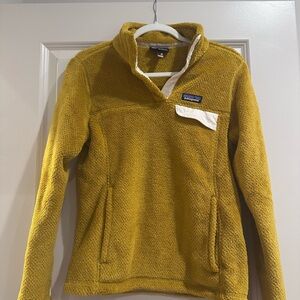Patagonia Mustard Fleece Jacket